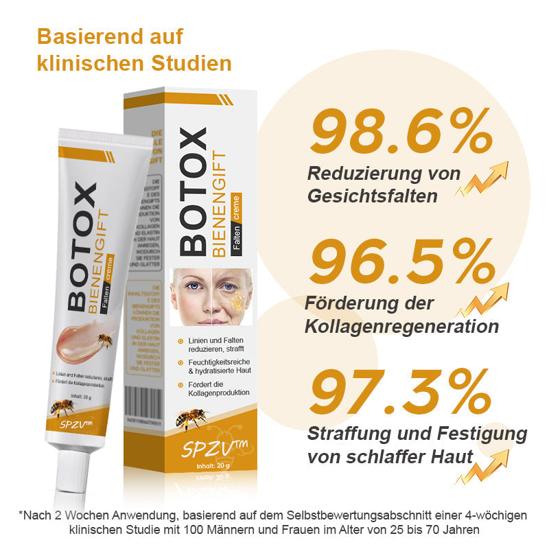 (✨ Hergestellt und versendet aus Deutschland ✅) 𝐒𝐩𝐳𝐯™ 𝐁𝐨𝐭𝐨𝐱 Bienengift Faltenentfernungscreme - Letzter Tag 70% Rabatt