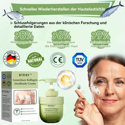 ✅ Offizieller Shop: STDEI™ Luxuriöse Kollagen-Festigungscreme  (BfArM-zertifiziert👨‍⚕️) | Strafft die Haut, Reduziert Falten, Kehrt Alterserscheinungen um