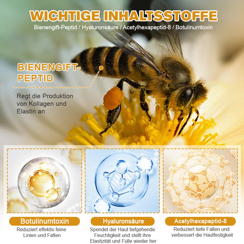 (✨ Hergestellt und versendet aus Deutschland ✅) 𝐒𝐩𝐳𝐯™ 𝐁𝐨𝐭𝐨𝐱 Bienengift Faltenentfernungscreme - Letzter Tag 70% Rabatt